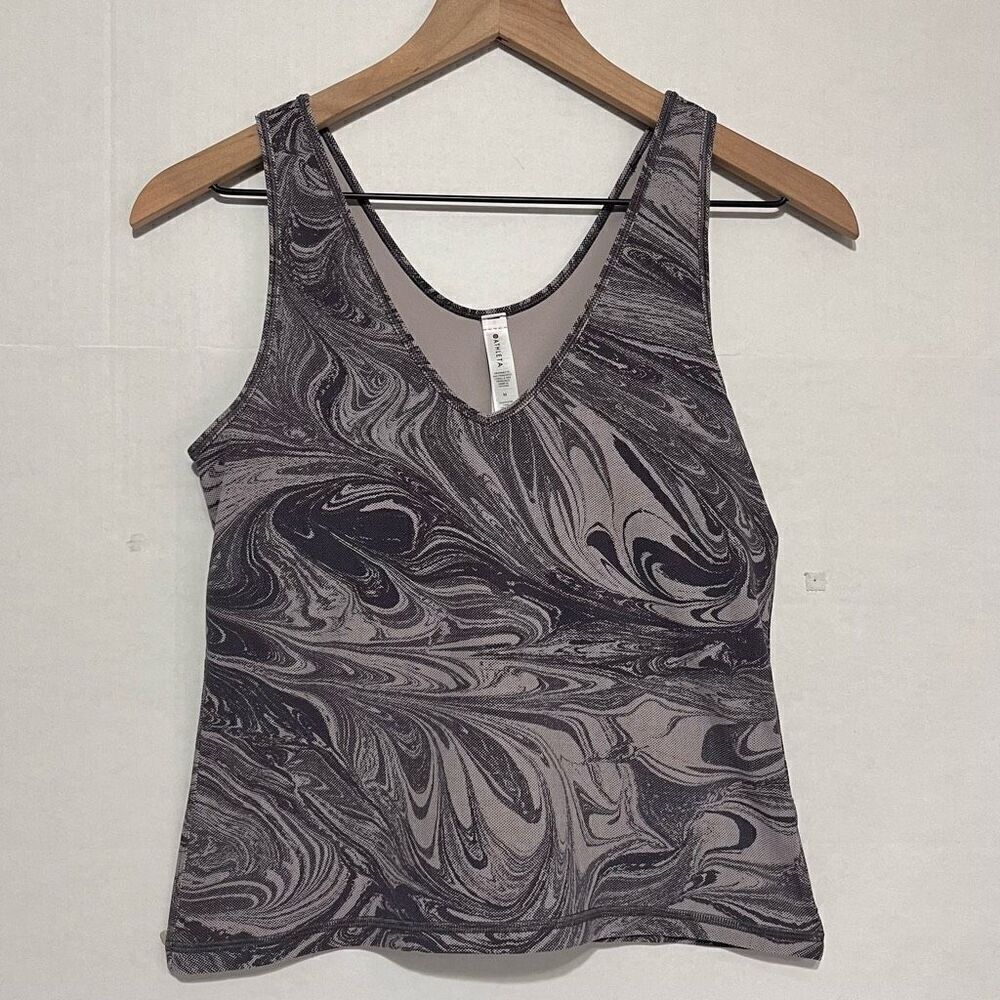 Athleta Transcend Tank Sumi Marble Sz M